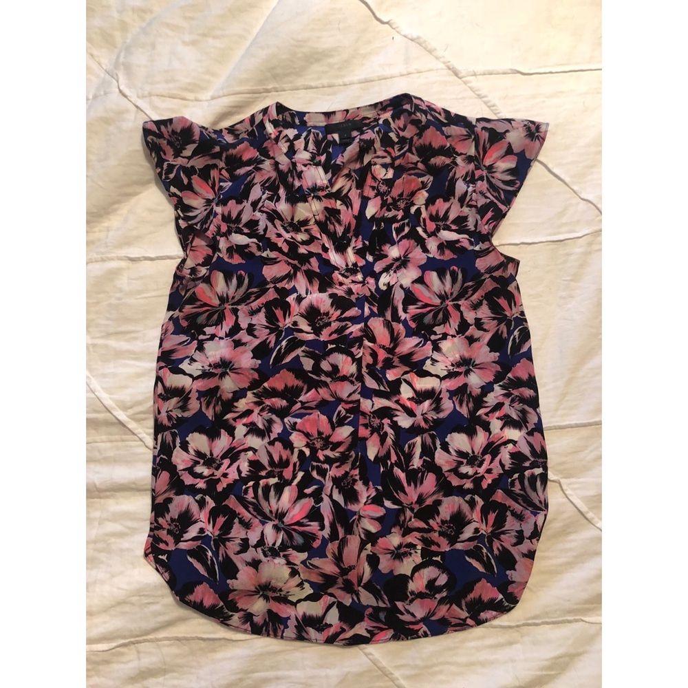 J.crew Flutter-Sleeve Top